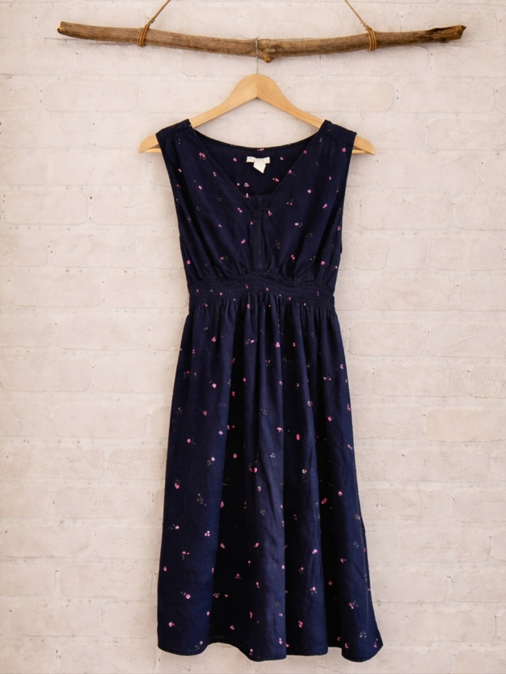 Mama Navy Sleeveless Dress Size L